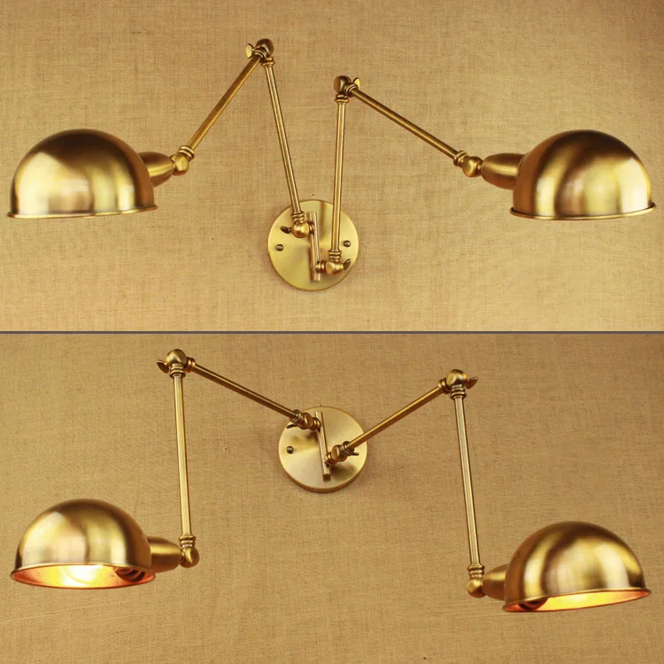 Applique In Ferro Laccato Nero Con Decorazione Rame Antico 1 Luce - Foto 13