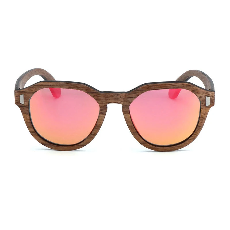 Fashion Oversize Wood Polarized Sunglasses For Men/Women 100% Handmade Wooden Frame