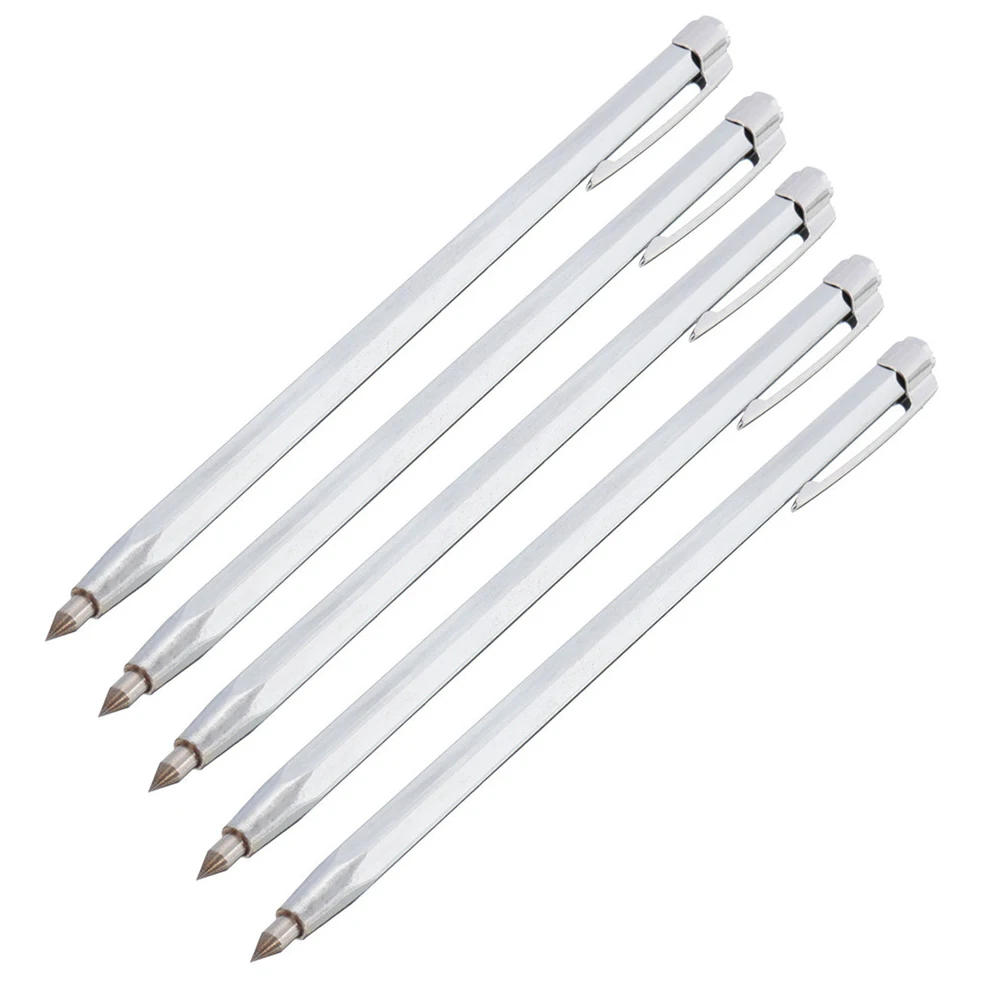 5pcs Tungsten Carbide Tip Scriber Etching Marking Pen Carve Engraver Metal Tool