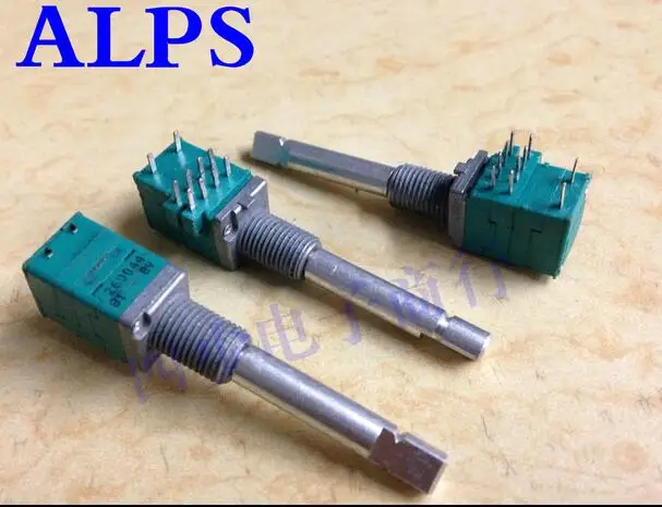 

[VK] ALPS 09 precision potentiometer has a rotating switch 50KX2 shaft long 35MM