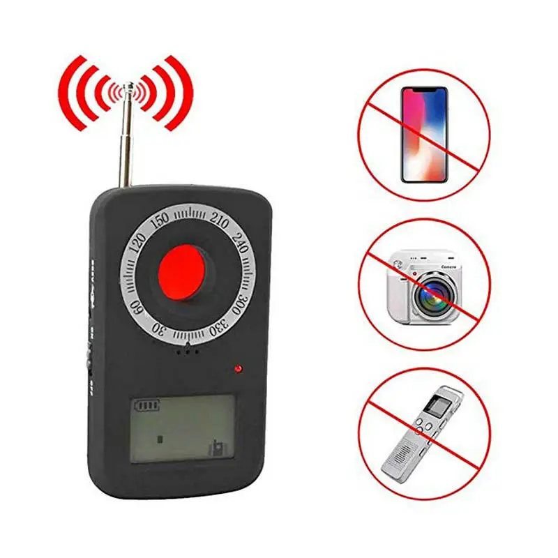 GT-800 Mini Full Band Wireless Signal Security Detector Radio Wave Sensor Detection Against Eavesdropping Protection