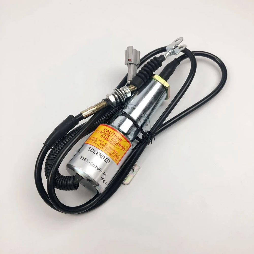 

FOR HYUNDAI Excavator Accessories Modern R200-5R215-7/R215-9 Mitsubishi Engine Flameout Switch Flameout Solenoid Valve