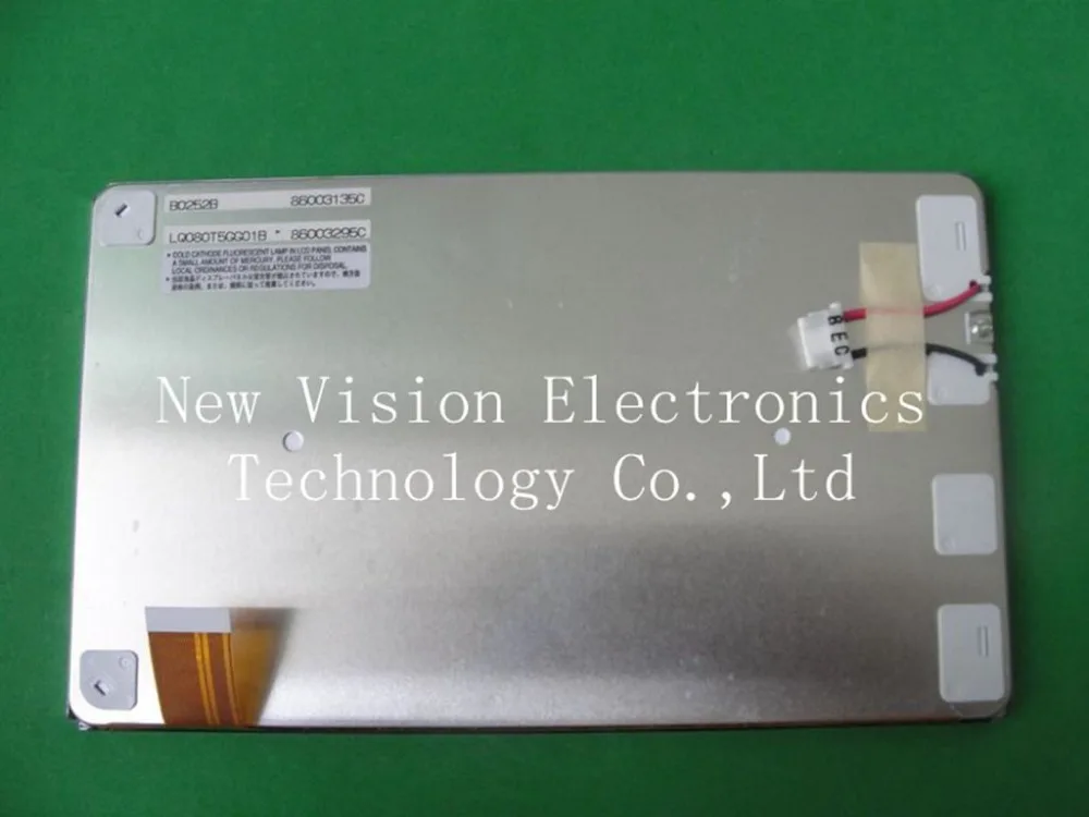 

New Original LQ080T5GG01B LQ080T5GG01S LQ080T5GG01 LCD Screen Display 8 inch 480*234 TFT Car GPS Navigation Panel