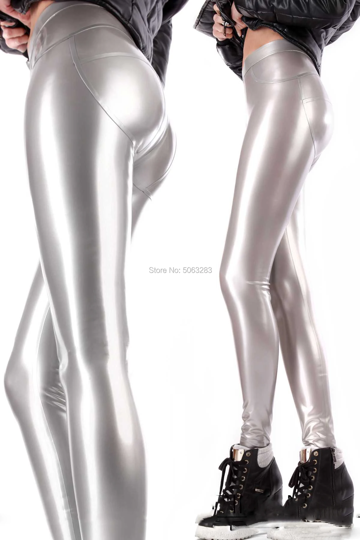 

Sexy Women Latex Leggings 3d HIPS CUT Skinny WOMEN Latex Trousers