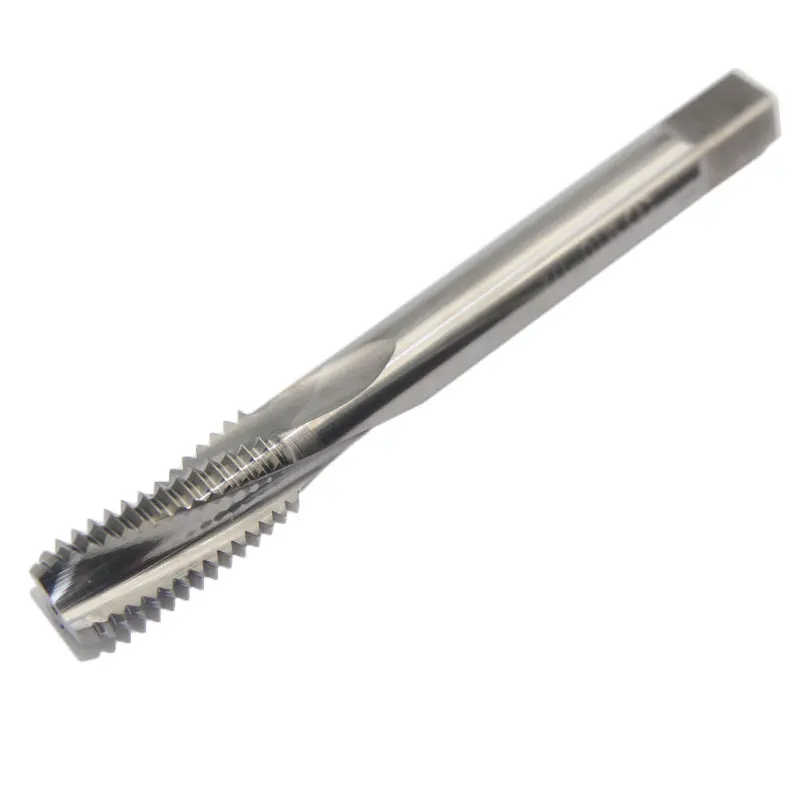 

1pc M10 Tap Spiral Solid Carbide Machine Screw Thread Taps Right Hand Pitch 1mm 1.25mm 1.5mmLathe Metal Threaded Drilling Tool