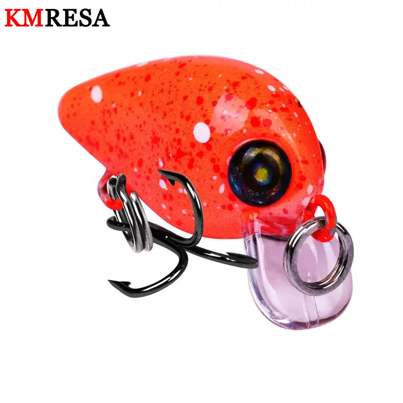 1pcs Minnow Mini Crank Baits 2.5g/3cm Fishing Lures Crankbait Artificial Lure Bait With 12# Hooks Wobblers Bass pike