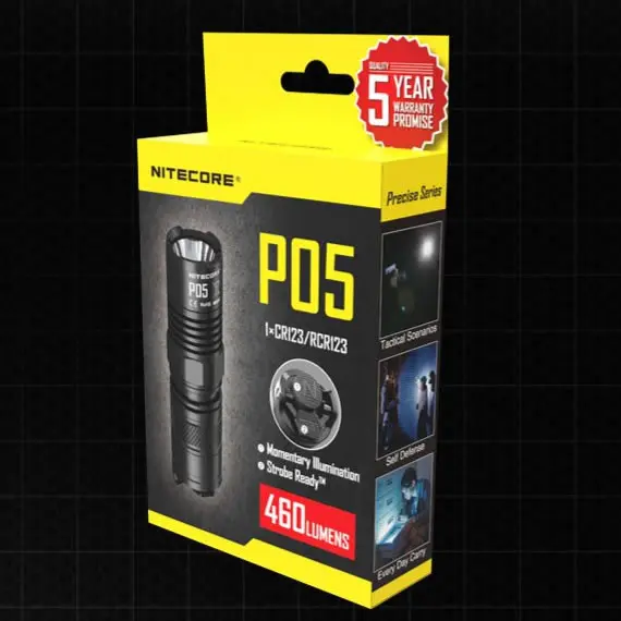 2026 Wholesale NITECORE P05 Pink Black 18350 U2 LED Law Enforcement Military Precise Flashlight MINI Self-Defense