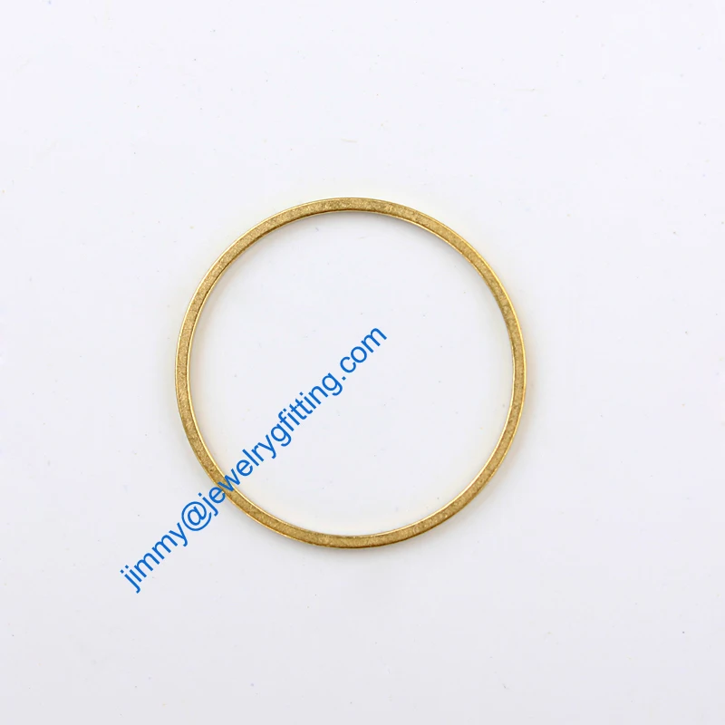 

3000PCS Raw Brass Circle 21*1*1mm copper Rings jewelry findings Conntctors Quoit