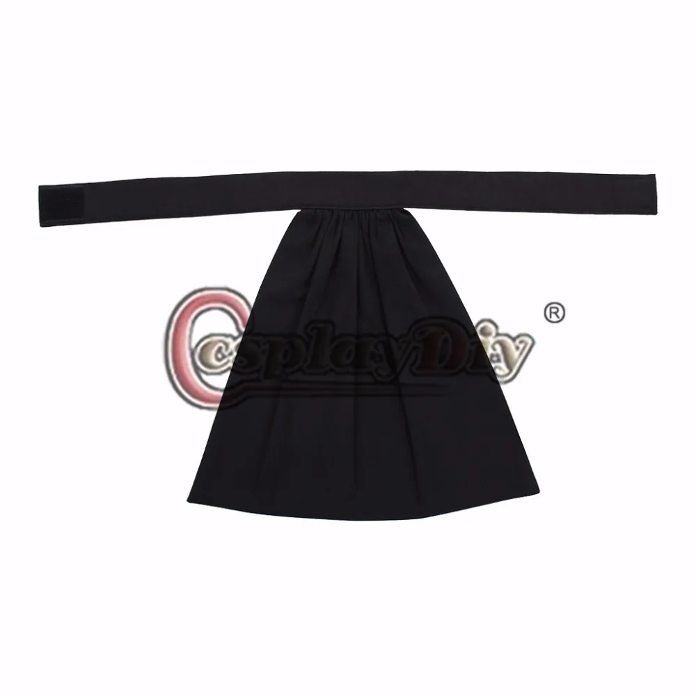 Cosplaydiy intera vendita Vintage adulto nero cotone Collor Jabot cravatta medievale Mens Cosplay cravatte puntelli L0516