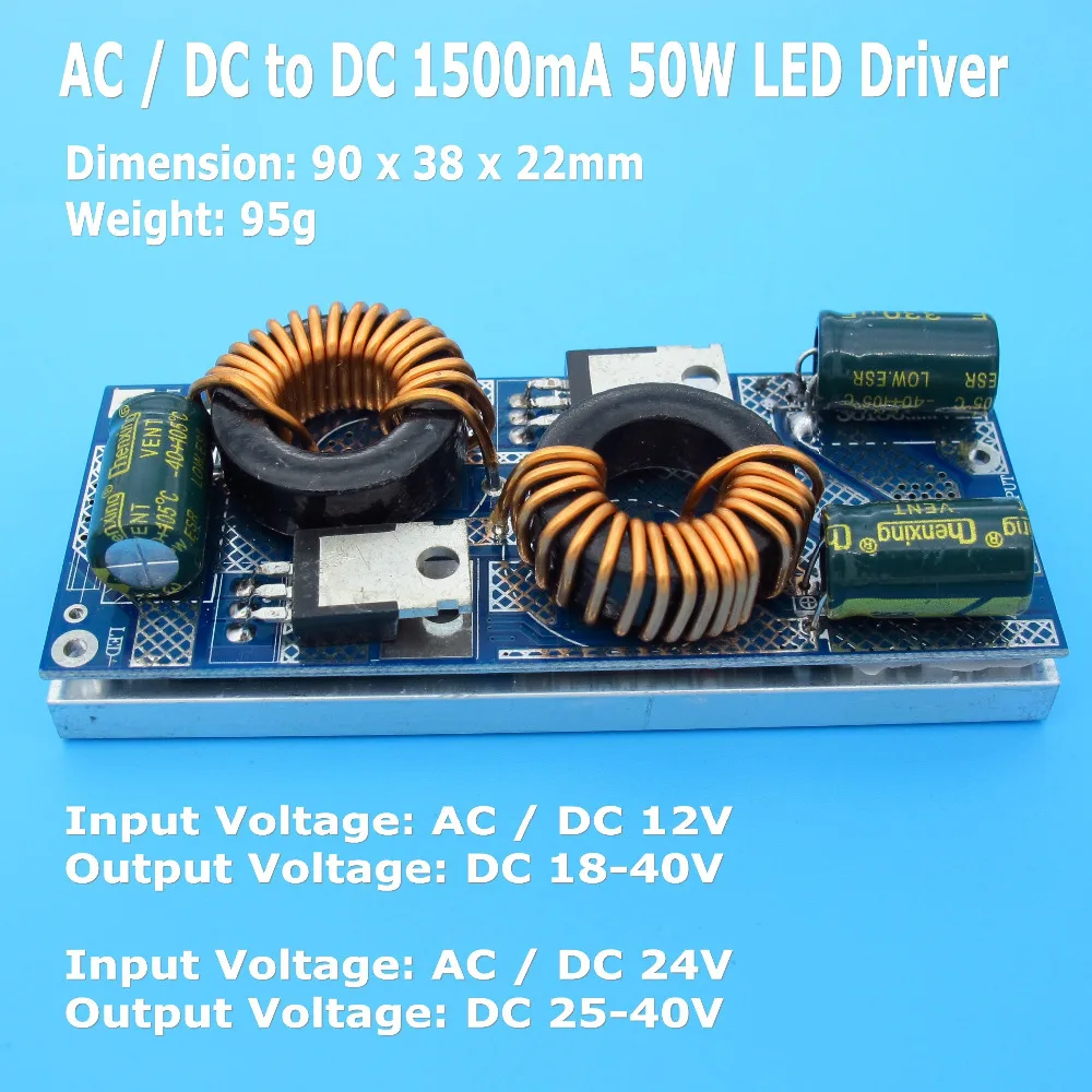 High Quality AC / DC 12V - 24V to DC Constant Current LED Driver 8W 10W 12W 15W 18W 20W 30W 50W Low Voltage Power Supply