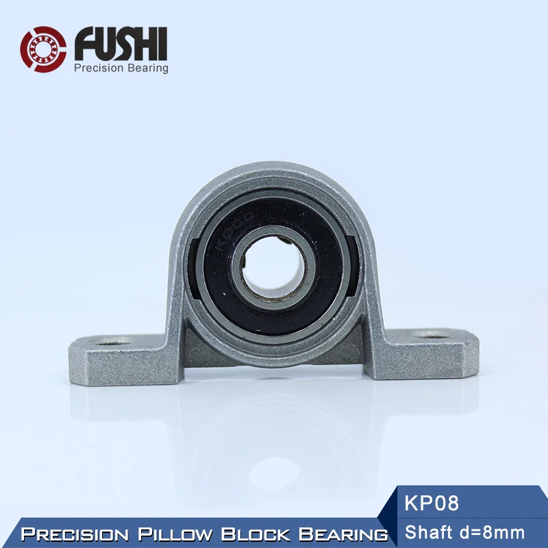 KP08 Bearing 8 mm Shaft Diameter ( 4 PCS ) KP Zinc Alloy Pillow Block KP 08 Bearings KP08