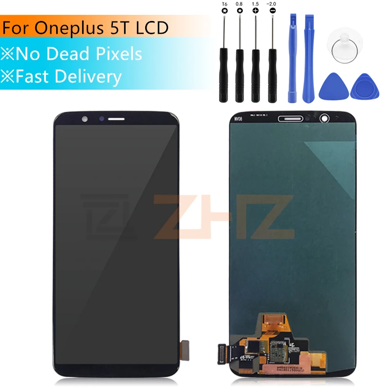 for Oneplus 5T LCD Display Touch Screen with frame Teste Good 6.01