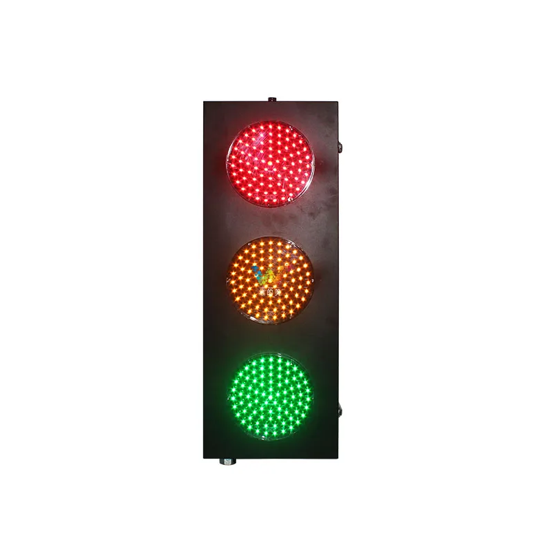 

Cold-rolled plate material Red Yellow Green LED Traffic Signal Light Remote 200mm