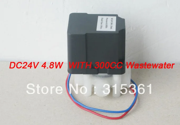 

Free Shipping 1/4'' Female Thread Auto Flush Solenoid Valve DC 24Vv 4.8W with 300CC Wastewater