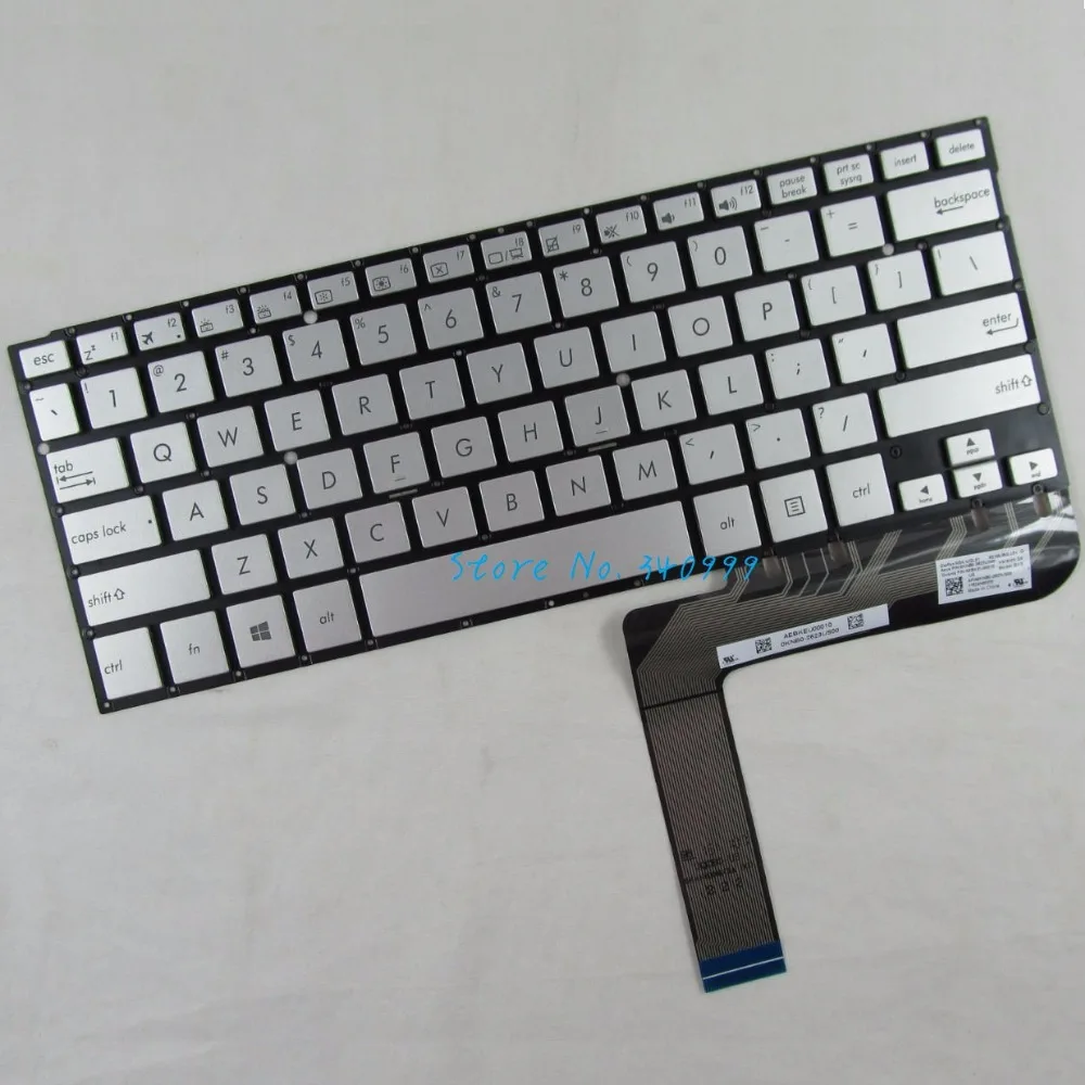 New for Asus Q302 Q302LA Q302UA TP300L TP300LA TP300LD Silver Keyboard