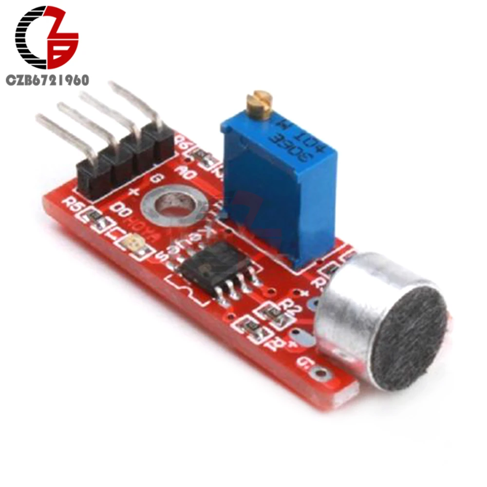 High Sensitive Microphone Sound Sensor Detection Module for Arduino AVR PIC DC 5V Power Supply Analog Output