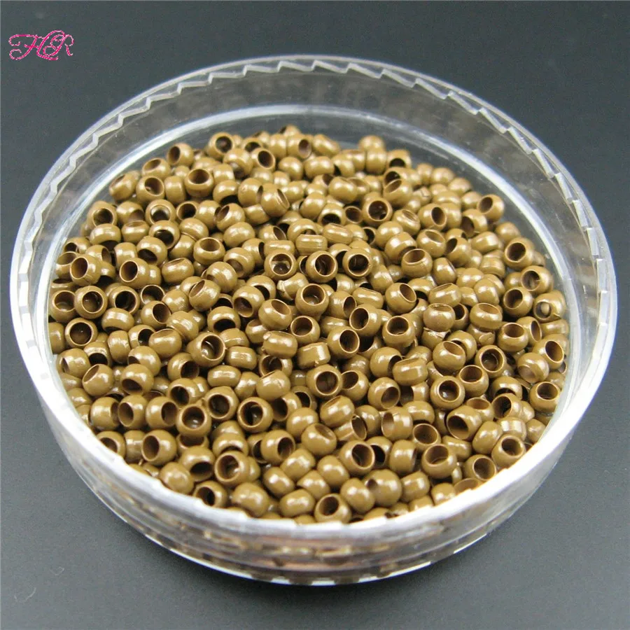 Nano Micro Ring 2.5MM Micro Nano Ring 5000Units  Nano Cooper Micro Rings Beads For Use With Nano Tip Pre Bonded Hair Extension