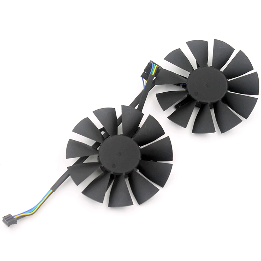 2pcs/lot FD7010H12S 12V 0.35A 85mm 39x39x39mm With 4Pin For Asus Strix GTX960 GTX750TI Graphics Card Cooler Fan