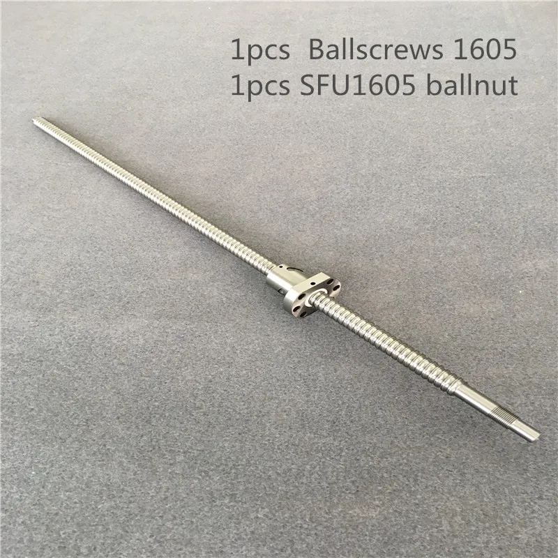 For shipping 1pcs new Ballscrews 1605 - L550mm Anti Backlash+1pcs SFU1605 single ballnut Ball screw