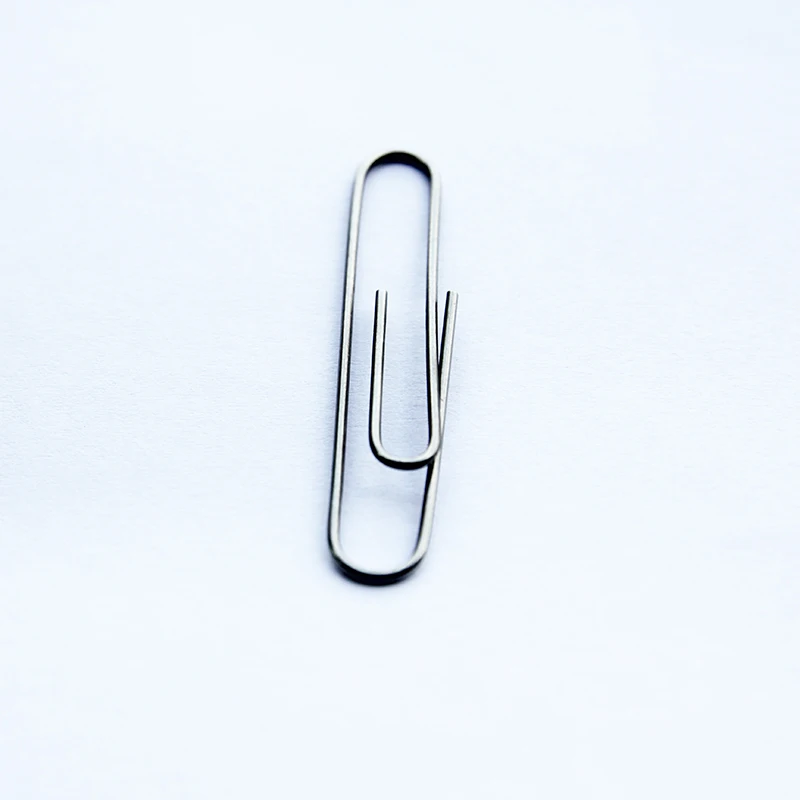 1pcs di Memoria Mentale Del Cambio Auto Bending Paperclip con le istruzioni close up trucchi di magia Mentalismo illusion magia giocattolo sihir 83007