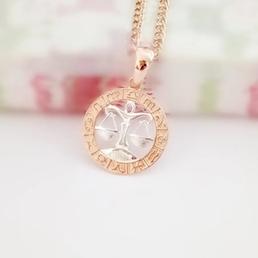 Sign of Zodiac Pendant Women Men Pendants Constellation pendant New Fashion Women Jewelry Trendy Metal Women Pendants