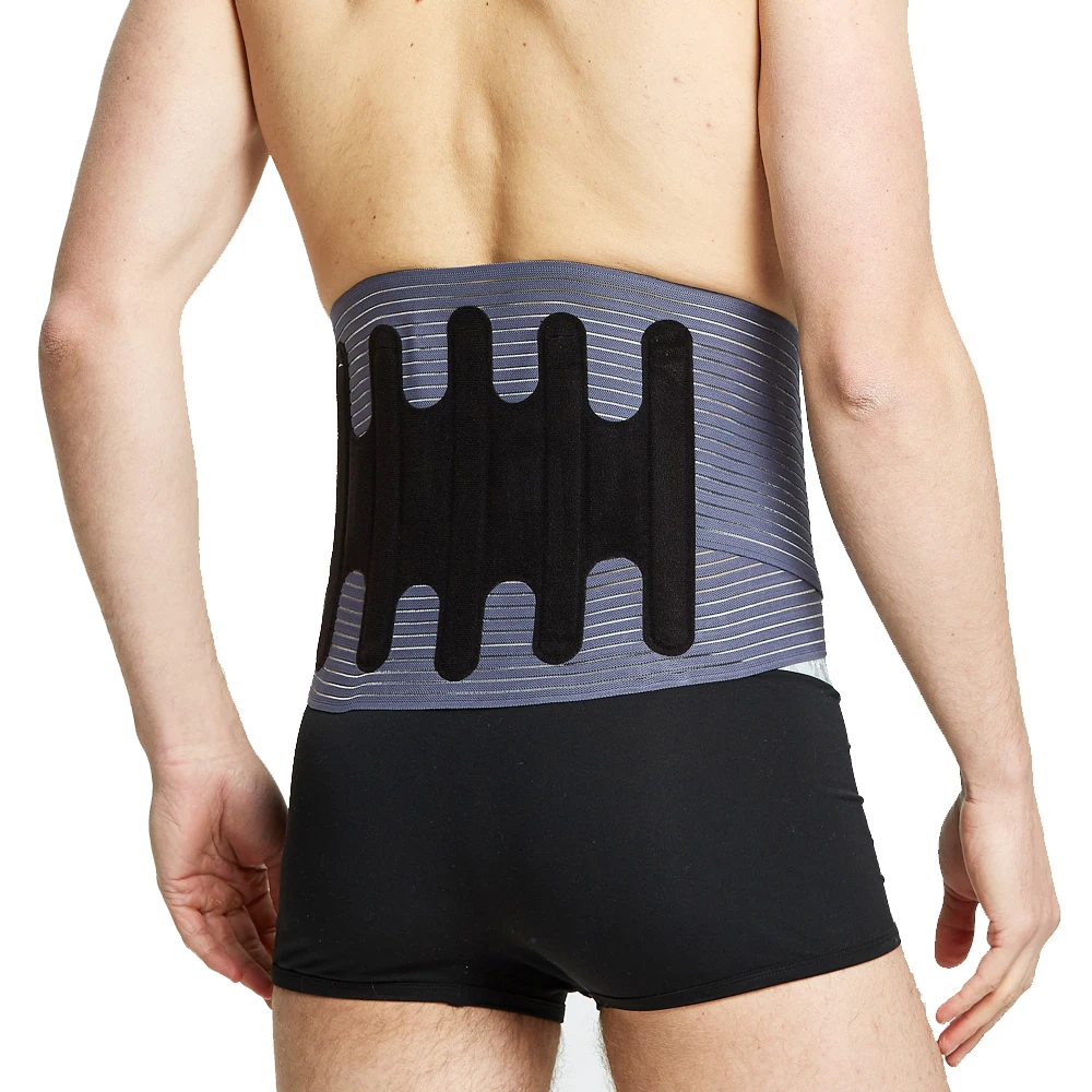 

Udoarts Back Support Belt Lumbar Brace Back Brace Waist Support With Removable Double Pull Strap, Pads And Steel Splints