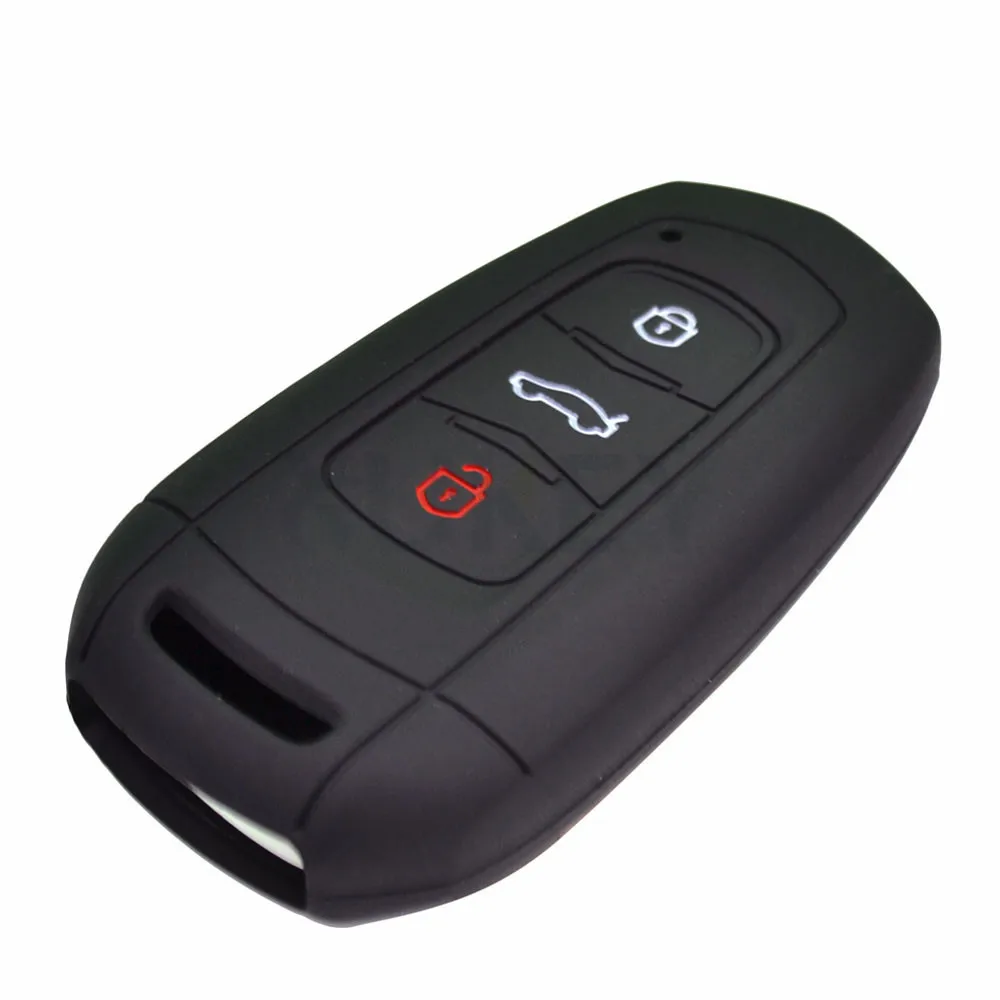 AX Silicone Car Key Cover Remote Fob Case For Geely Emgrand EC7 EC718 EC715 Global Hawk GX7 Shell Jacket Protector