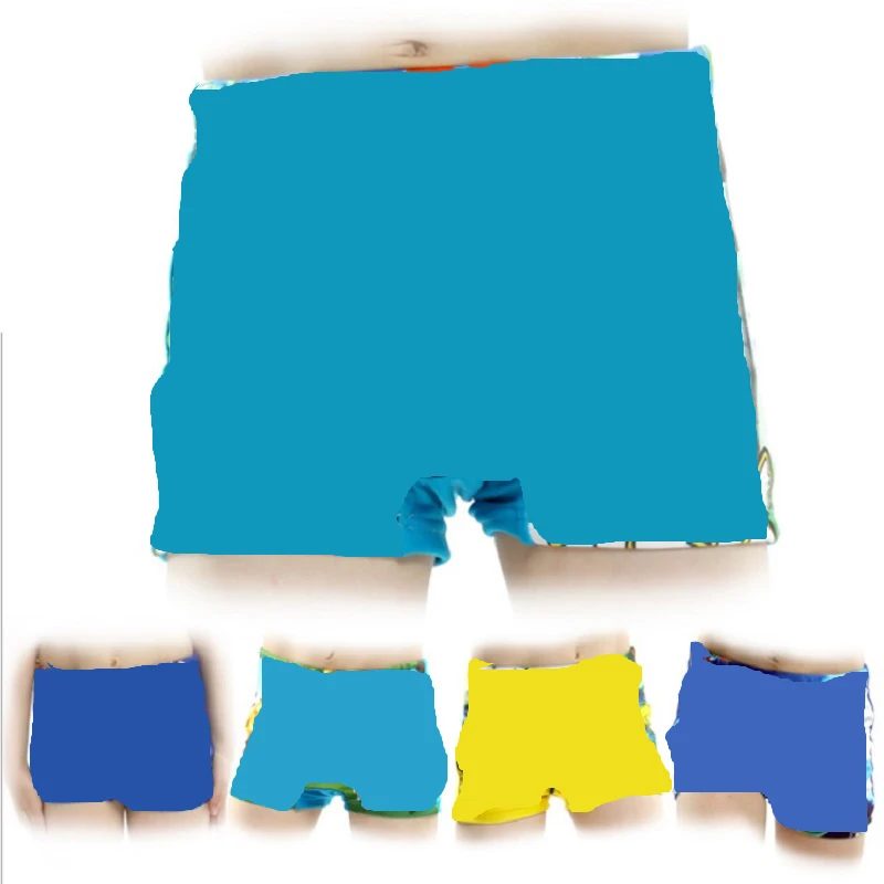 Shorts de banho dos desenhos animados para meninos, roupa de banho para crianças de 2 a 10 anos