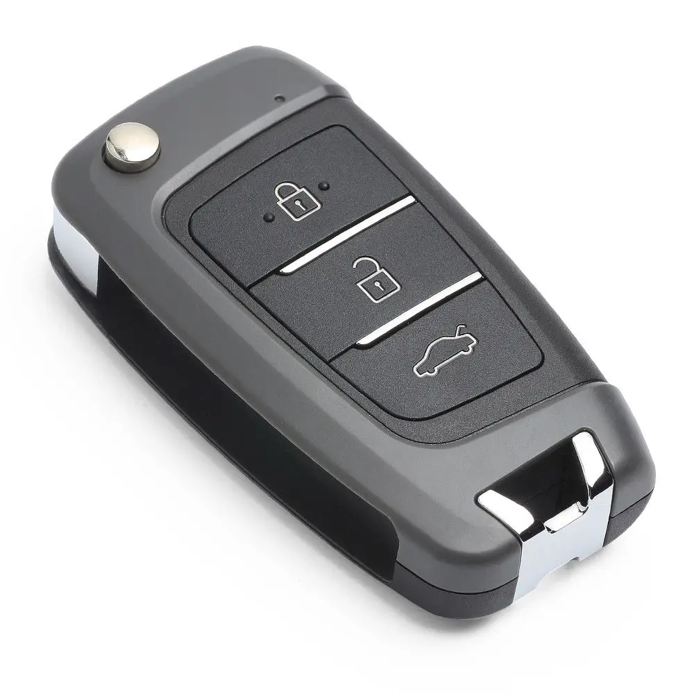 Keyecu Flip Remote Car Key Fob 3 Buttons 433MHz 4D60 Chip for Hyundai Accent 2018 2019 FCC ID: SYEC3TX1612, P/N: 95430-H5500