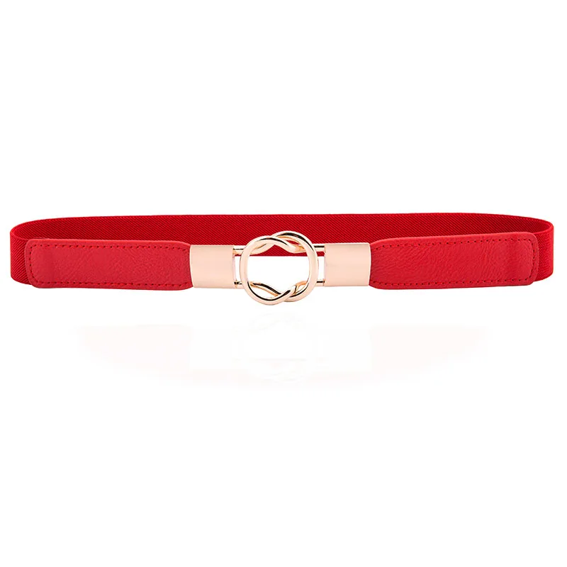 Elastic Waistband black thin cummerbund red all-match belt decoration female Dress Accessories waistbands Cummerbunds for women