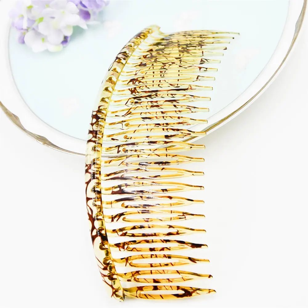 12.5cm Long Large 24-Tooth Hair Combs Solid Color Barrette Hairpins Hair Clip for Women and Girls  Accessories for Rolled up