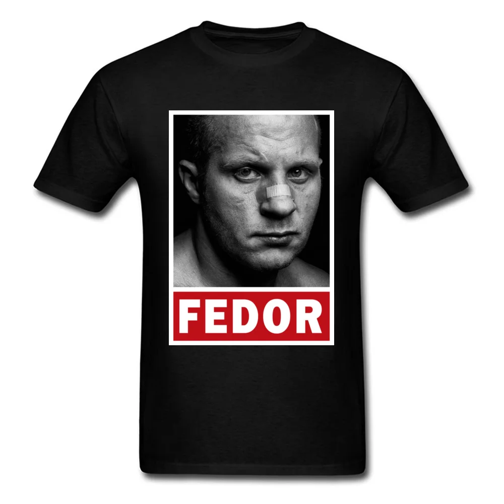 3D Fedor Emelianenko T Shirt MMA T-shirt Men Tshirt Classic Style Clothing Fighter Tee Cool Black Tops Cotton Fabric