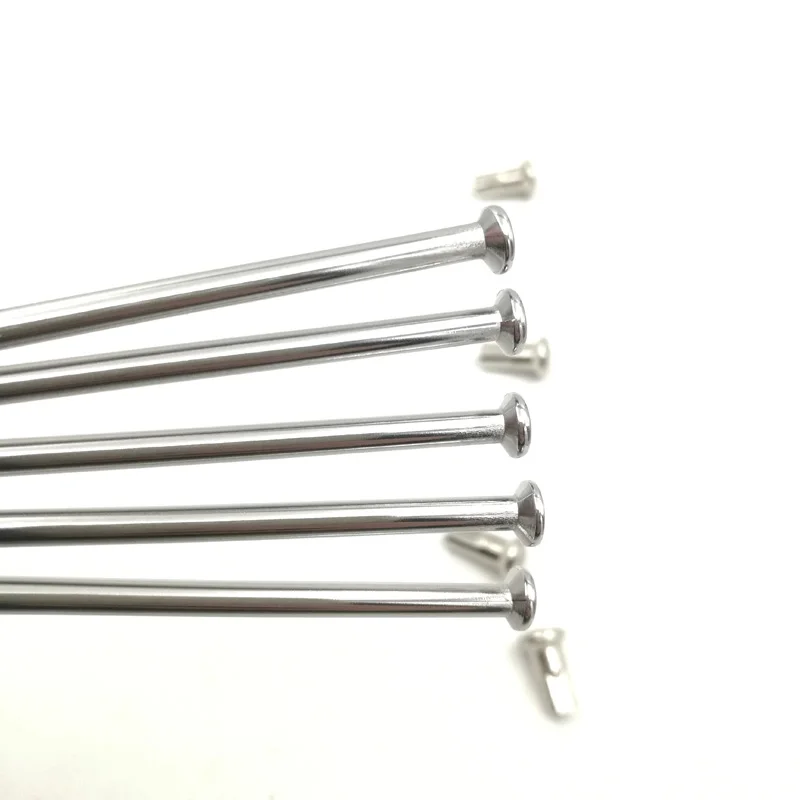JQORG Straight Spokes Diameter 3.5mm 9G Electric Motorcycle Wheel Spokes Straight Pull Desert Rally Motorcycle Hub Spokes 9#/9K