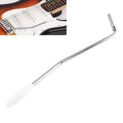 Brazo de trémolo plateado, barra de acero Vibrato para guitarra eléctrica, 6mm