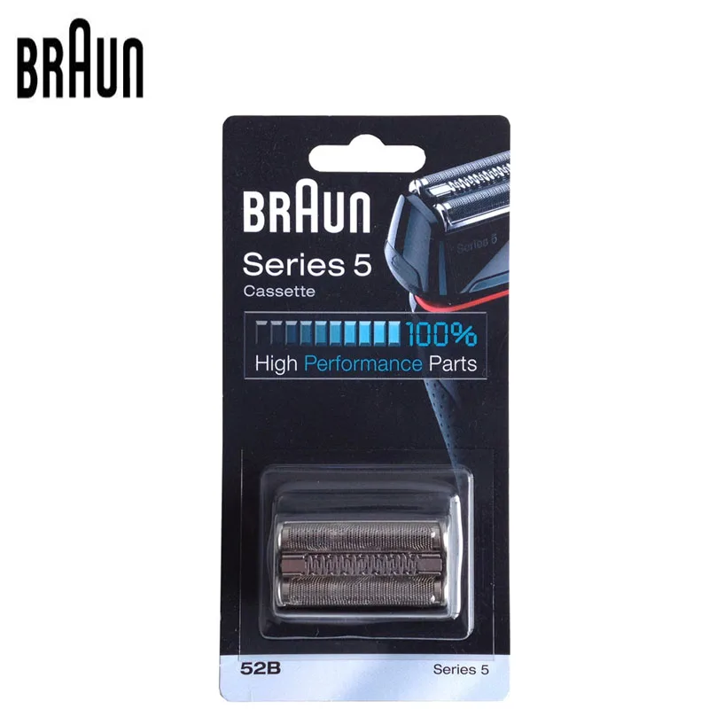 Braun 52S/ 52B Shaver Blade Razor Replacement Foil Cutter Series 5 Cassette High Performance Parts for Braun 5090 5050 5030