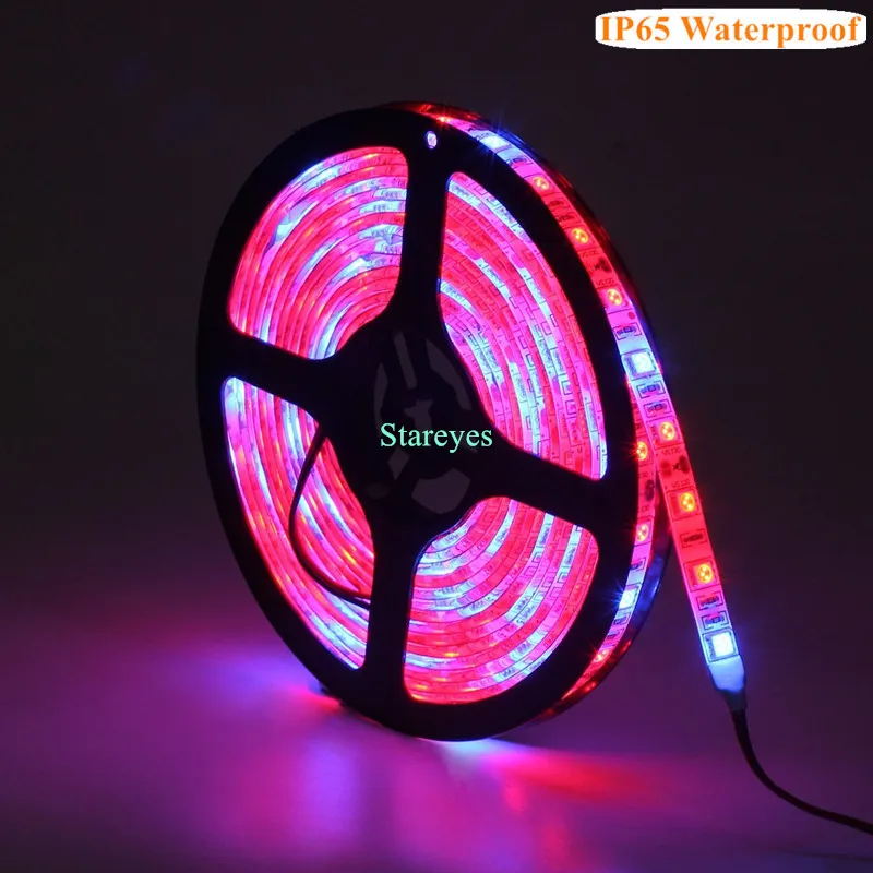 SMD 5050 60LED/m 5m LED Strip Grow light Full Spectrum Flower Plant Phyto Growth lamp For Greenhouse Hydroponic Plant Growing