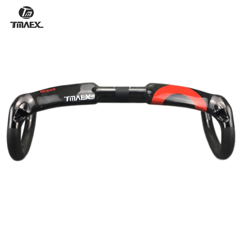 TAMEX-Road Bicycle Racing Bar, Full Carbon Handlebar, Internal Cable, Bike Handlebar, Ultra Light, 31.8x400, 420, 440mm