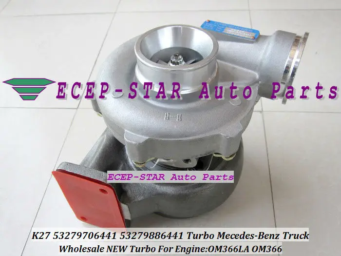 K27 6441 53279706441 53279886441 A3660960899 Turbo Turbocharger Turbine For Mecedes Benz Truck OM366LA OM366