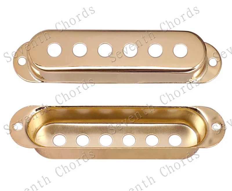 3 Stück Messing-Humbucker-Tonabnehmer mit einzelner Schiene, Tonabnehmerabdeckungen für E-Gitarren-Zubehör, drei Farben zur Auswahl. – Detail 5