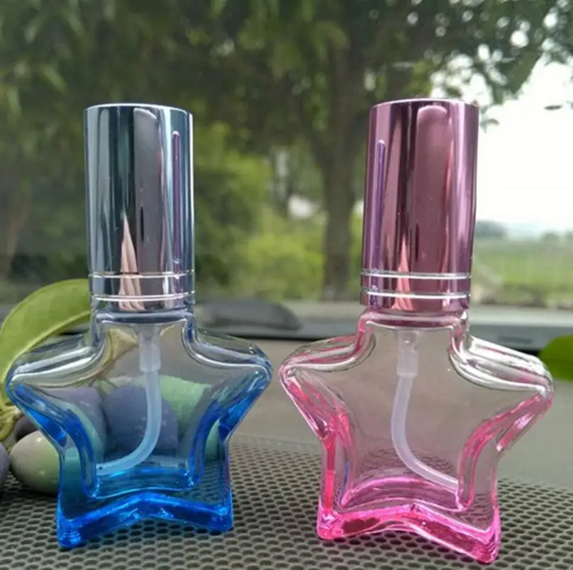 10ML Little Colorful Star Glass Perfume Spray Bottle Bulk Perfume Bar Sample Bottle Wholesale