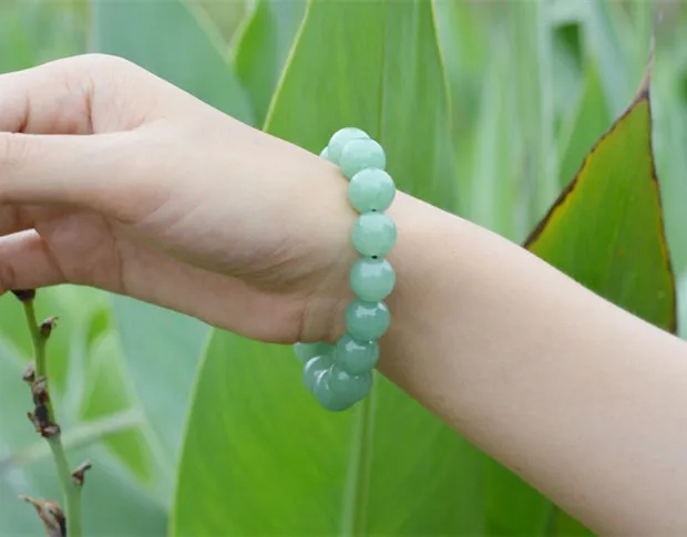 Natural Aventurine Bracelet 6mm 8mm 10mm Crystal Round Beads Bracelet Semi Precious Stone Jewlery for Women Wholesale