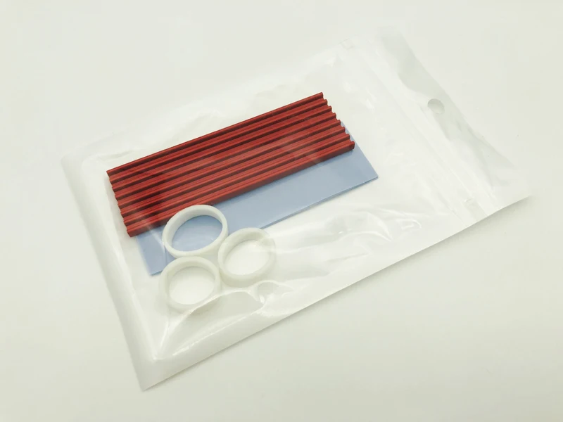 5PCS M.2 Heatsink SSD Aluminium Alloy PCI-E NVMe M.2 2280 SSD Heatsinks Radiator PC Cooling Heat Dissipation Radiator Red Color