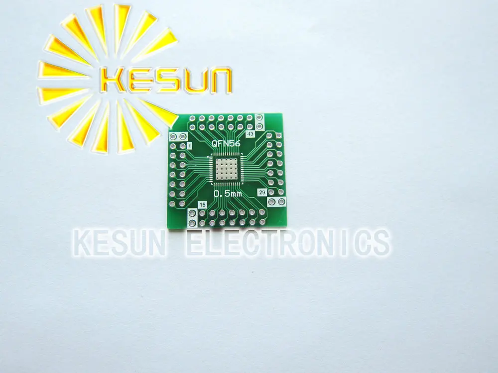 

100PCS QFN64 QFN56 turn DIP64 DIP56 0.5MM IC adapter Socket / Adapter plate PCB