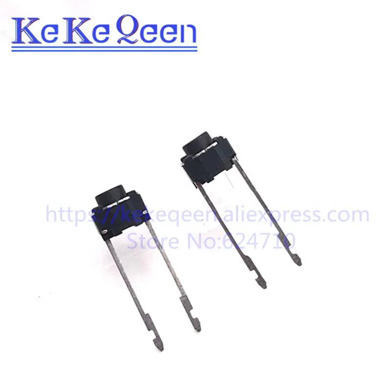 100pcs 6*6*4.3mm / 6*6*5mm 2pin Tactile Tact Push Button Switch 6x6x4.3mm / 6x6x4.3mm 2p Vertical Round Micro Switch