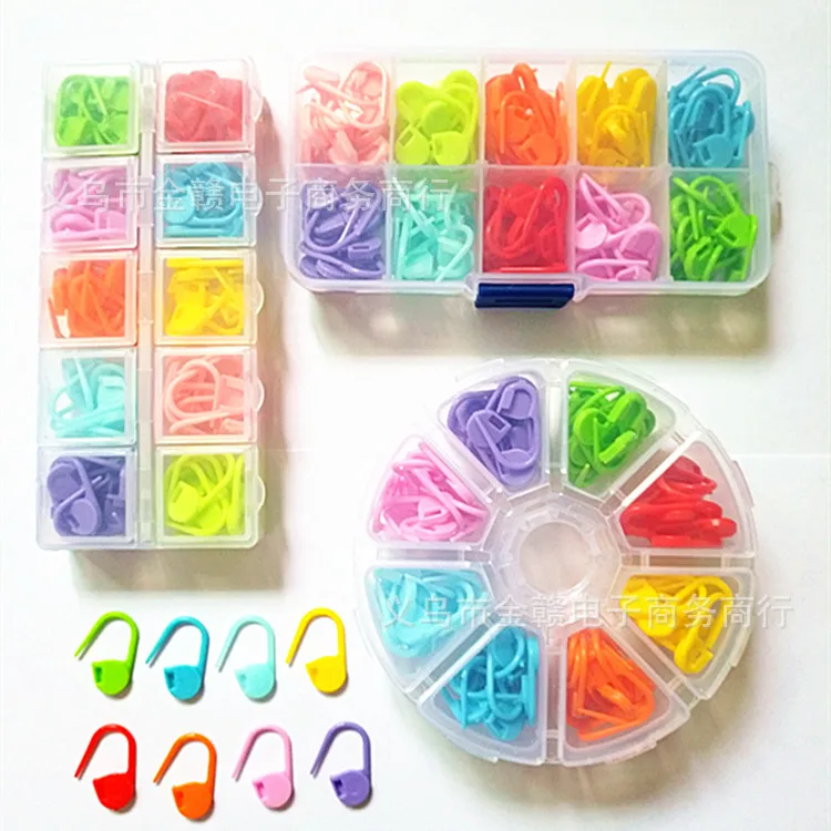 Stitch holders markers plastic locking for crochet knitting 110  120