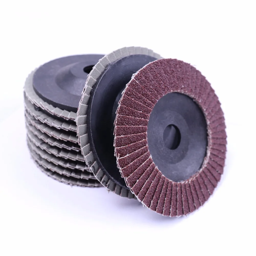 20PCS 80Grit Angle Grinder Wheels Sanding Disc 100x3x16mm Dremel Tools For Removing Rust Grinding Deburring Tools