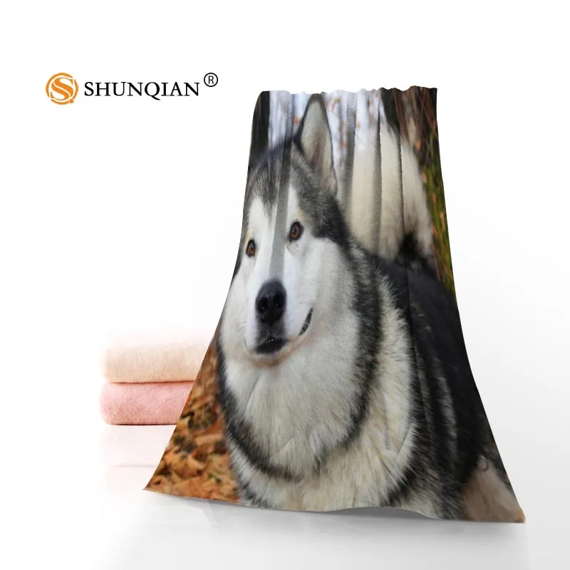 New Custom DOG Towel Printed Cotton Face/Bath Towels Microfiber Fabric For Kids Men Women Shower Towels ZX045