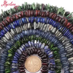 2x10-4x12mm Freeform Diopside,Kyanite,Lapis Tiger,Garnet Natural Stone Beads For Necklace DIY Jewelry Making 15