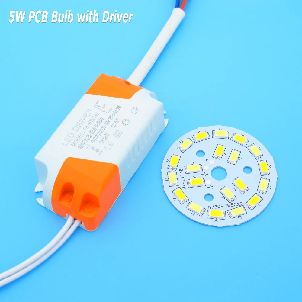 "Fonte de luz branca quente com condutor de led,