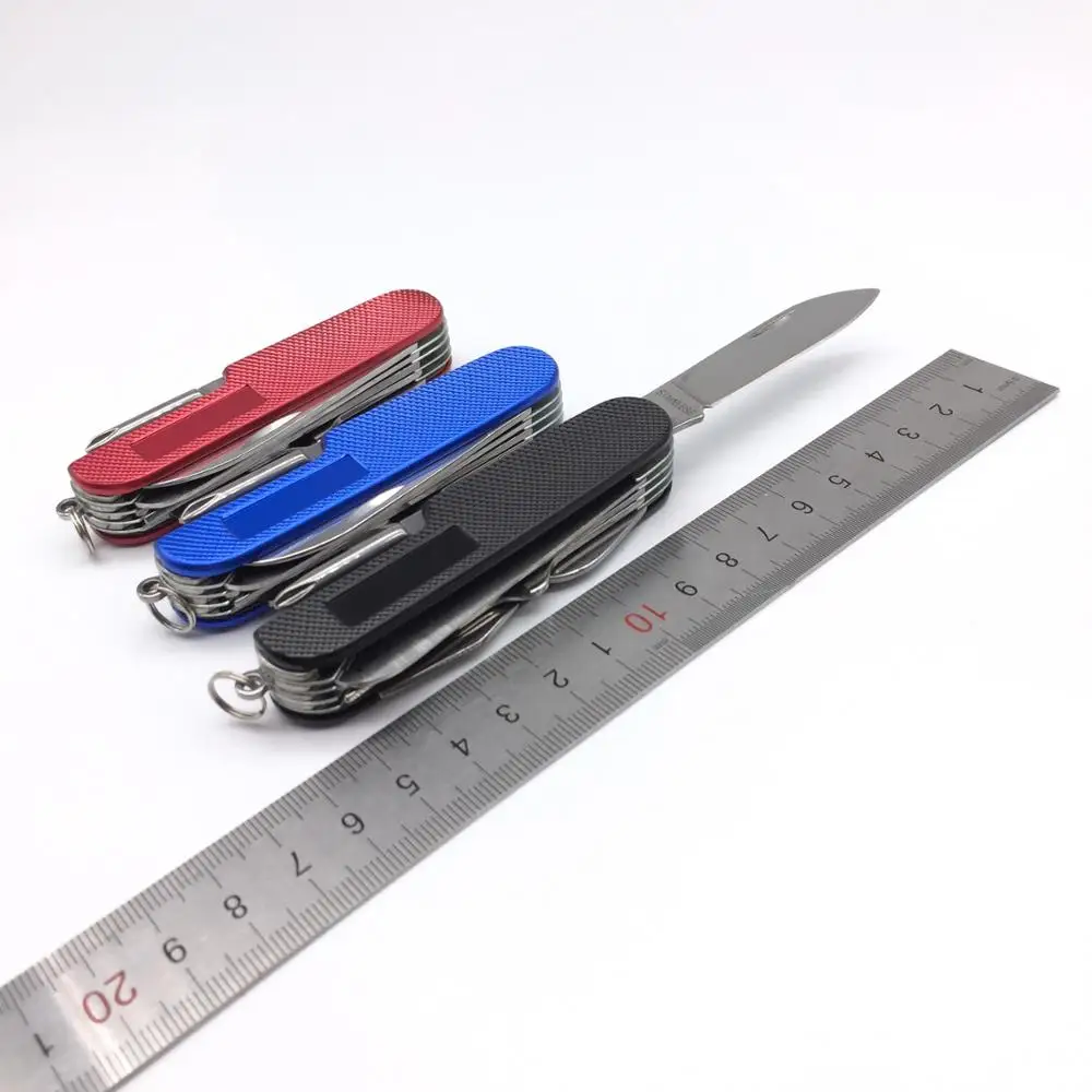 11 In 1 Swiss Knife Folding Multifunctional Tool Set Hunting Outdoor Survival Knives Portable Pocket Compact Military Camping